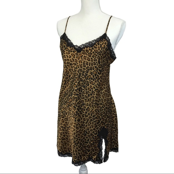 leopard print nightgown
